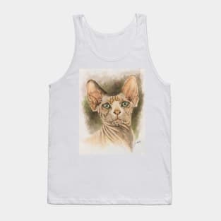 Sphynx Portrait Tank Top